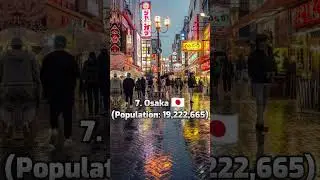 Top 10 Most Populated Cities In Asia 2023 #shorts #asia #india #geegy