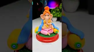 Ganpati ji idol making with clay 🌸 Deva Shree Ganesha 🙏🏻 Ganpati Bappa Morya 