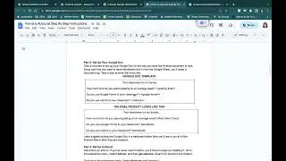 Faster Feedback for Teachers: Part 3, Setting Up The Google Doc