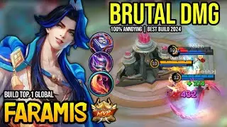 FARAMIS BEST BUILD 2024 | BUILD TOP GLOBAL FARAMIS GAMEPLAY | MOBILE LEGENDS✓