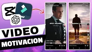 Como Hacer VIDEOS de MOTIVACION para TikTok desde Móvil 🍏📱2024