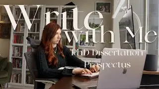 Cozy Write with Me LIVE | Writing my Dissertation Prospectus w/ Classical Music | Study with Kaelyn