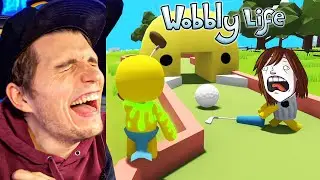 Ich habe noch NIE so viel GELACHT (Minigolf spielen gegen GLP) | Wobbly Life