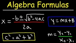 Algebra Formulas