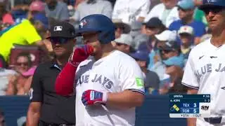 ALEJANDRO KIRK, BLUE JAYS VS RANGERS 27 JULIO 2024