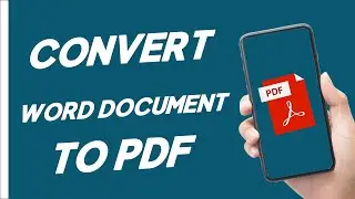 How to Convert a Word Doc to PDF - Quick & Easy! (2024)