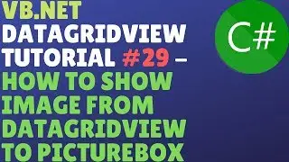 VB.NET GUI TUTORIAL #29 (ADD, EDIT, UPDATE, DELETE) - Show Image From Datagridview To Picturebox