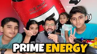 FIRST TIME TRYING PRIME ENERGY DRINK ICE POP Flavour | Reaction
