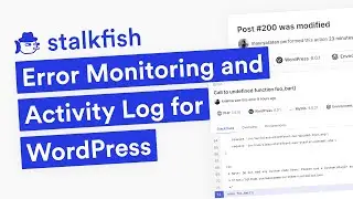 Universal Error Monitoring & Activity Log for WordPress Websites