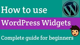 How to use WordPress Widgets | Step By Step Guide For Beginners in Hindi\Urdu