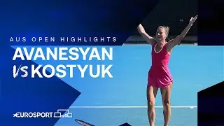 Elina Avanesyan v Marta Kostyuk | Round Three | Australian Open 2024 Highlights 🇦🇺