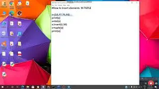 PYTHON:How to INSERT ELEMENTS in TUPLE/VL INFOTECH