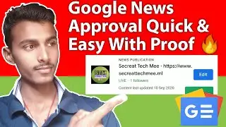 How to Approve Any Site For Google News | Proof | Approved In 3 Days | How ?