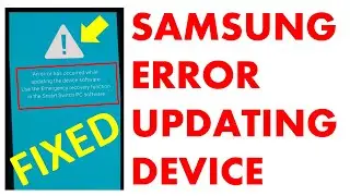 Samsung A51 an error has occurred while updating the device software use (SOLVED)