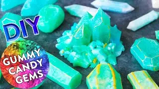 DIY Beautiful Gummy Candy Crystals! (Kohakutou Gems)