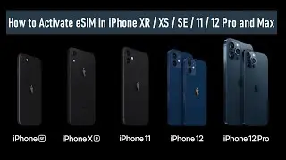 How to Activate eSIM in iPhone XR / XS / SE / 11 / 12 Pro and Max |  eSIM Airtel / Vodafone / JIO