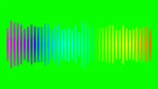 Audio visualizer green screen spectrum || Download no copyright || Green Screen 2021