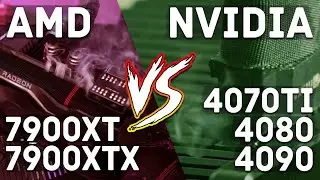 Что брать AMD или Nvidia, сравним 7900 XT и XTX и RTX 4070Ti, 4080, 4090 что для чего брать?