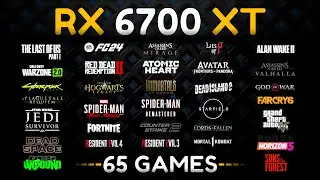 RX 6700 XT Test in 65 Games in 2024🔥