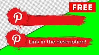 Pinterest Lower Third Green Screen, Transparent Free Download