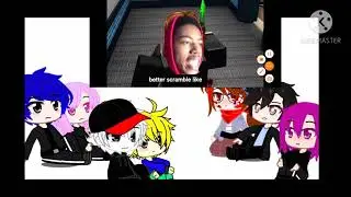 Roblox react to funny moments ll gacha club ll Lazy*ll by: buur