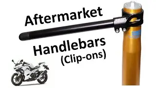 INTRO Aftermarket Handlebars / Clip-Ons: Ninja 400 Project Ep 4