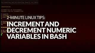 How to increment and decrement numeric variables in bash