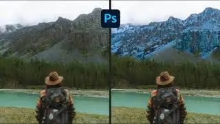 Aggiungere la neve nel paesaggio - Photoshop tutorial