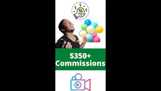 💵 $350+ AFFILIATE COMMISSIONS - Make Money Online #Shorts