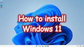 How to install Windows 11 ( similar procedure for home, pro, education & preview ) OS