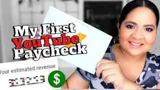 My First YouTube Paycheck 2021 (How much do small youtubers make)