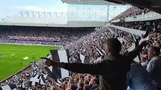 Incredible Atmosphere at St. James Park before Newcastle win against Nottingham Forest