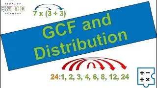 GCF and Distributive Property - Simplifying Math