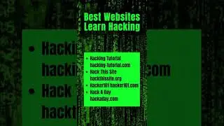 Best Sites For Learn Hacking | Hacking Tutorials | Hacking Tricks and Tips | #shorts #short #viral