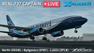 ZIBO MOD flown by Real 737 Captain | Exploring new Polish destinations!