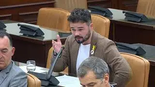 GABRIEL RUFIAN (ERC) arma la BRONCA en interrogatorio a ESPERANZA AGUIRRE (10/04/2018)