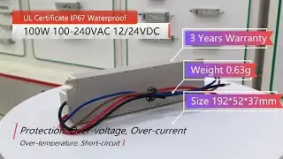 100Watt ac to dc driver mw lpv