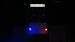 Ambulance 🚑 Siren 🪄 ✨ 🫡🥳 #arduinoproject #shorts #viral #youtubeshorts