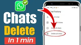 WhatsApp chat History Delete Kaise Kare ! how to delete whatsapp chat permanently