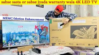 My first 4K 43" LED TV with 3 yrs warranty in ₹19,249/- from Big Billion Day Sale🎉