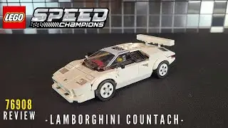 LEGO Speed Champions Lamborghini Countach 76908 Review!