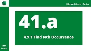 Finding nth Occurrence in Excel