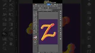 How to Create Curve Cylinder Gradient Effect in Illustrator #graphicdesign #illustrator #short