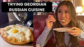 Trying Georgian Russian Food for the FIRST TIME !  | Pomegranate San Diego