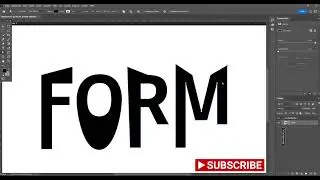 Text in Form umwandeln Adobe Photoshop #photoshop #text #typography #adobe #tutorial #graphicdesign