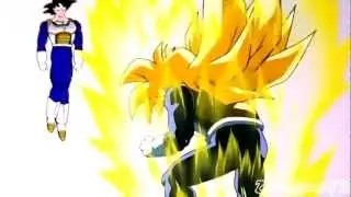 Gohan goes SSJ for the first time [720p HD]