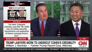 Shan Wu and William Brennan spar over Michael Cohen testimony