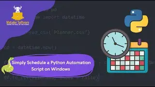 Schedule a Daily Python Automation Script on Windows | Pandas, CSV, Timestamp, CMD