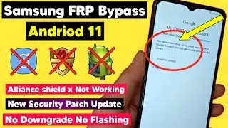 Samsung Android 11 / 12 FRP Bypass Without Alliance Shield | No Downgrade No Flash | No Pin | No Sim