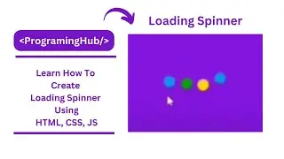 Create Animated Google Loader/Spinner Using HTML, CSS, JS |Spinner